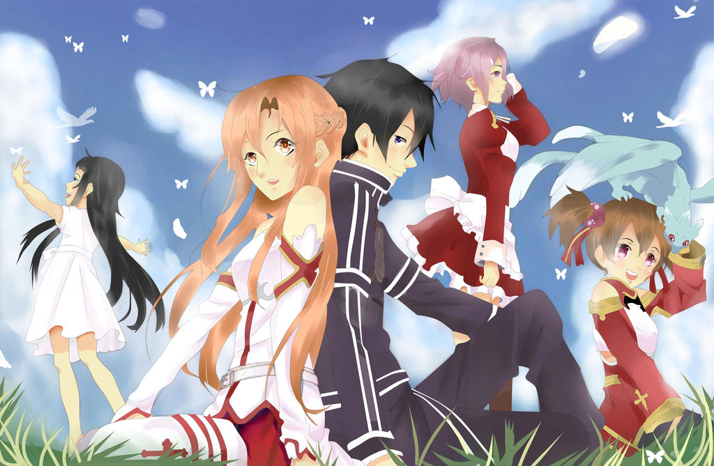 Randomstuff3000 Deviantart Sao fanart SAO by lalina-mangas on DeviantArt