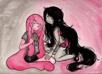 Princess Bubblegum and Marceline the Vampire Queen