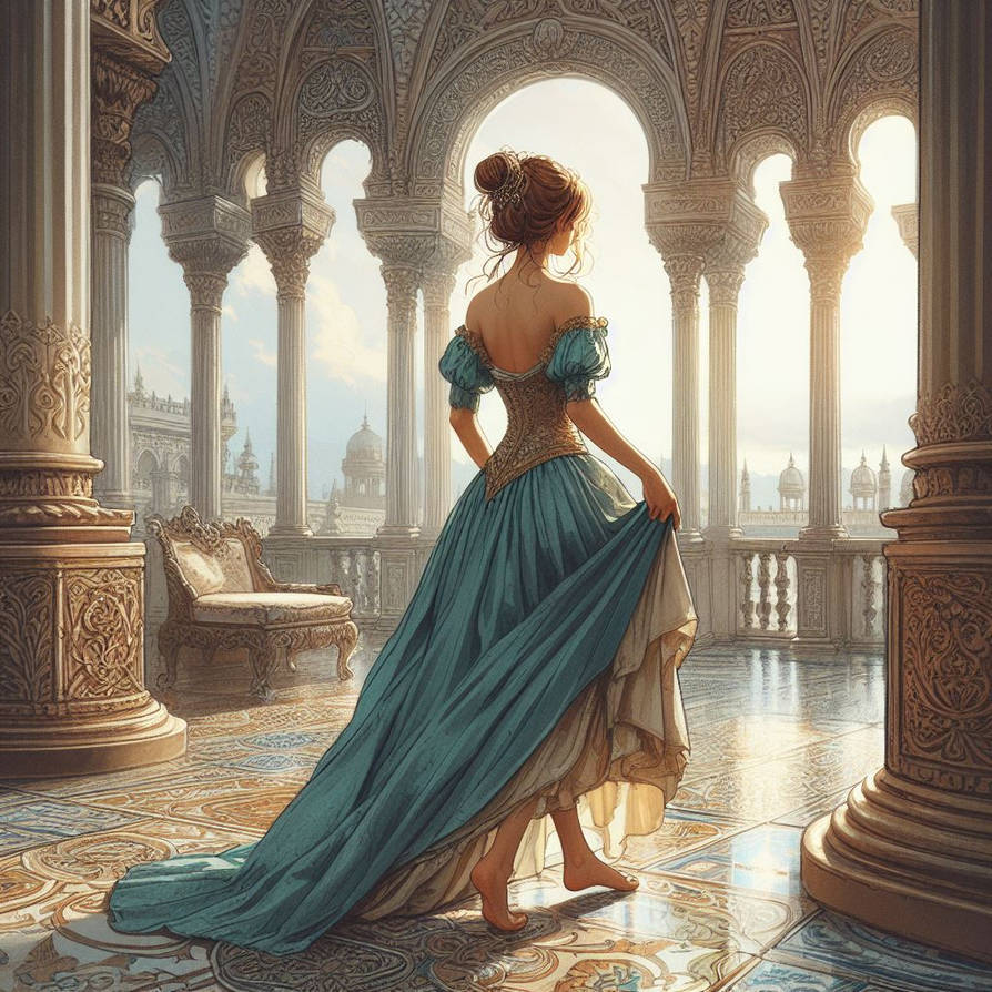 Java Palace Princess Princess in her Palace by WorldOfAICreations on DeviantArt