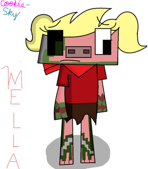 Minecraft - Mella The Zombie Pigman(woman)