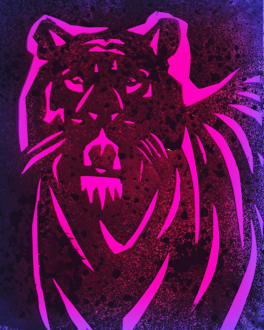 Pink Tiger Cut Out