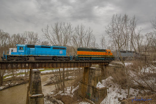 Snowy Train