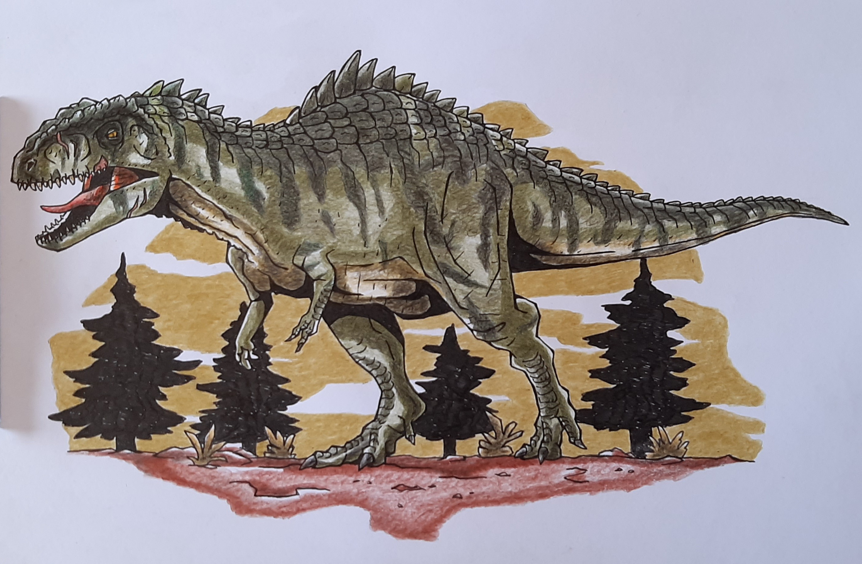 Giganotosaurus from Jurassic World dominion by Thiiago678 on DeviantArt