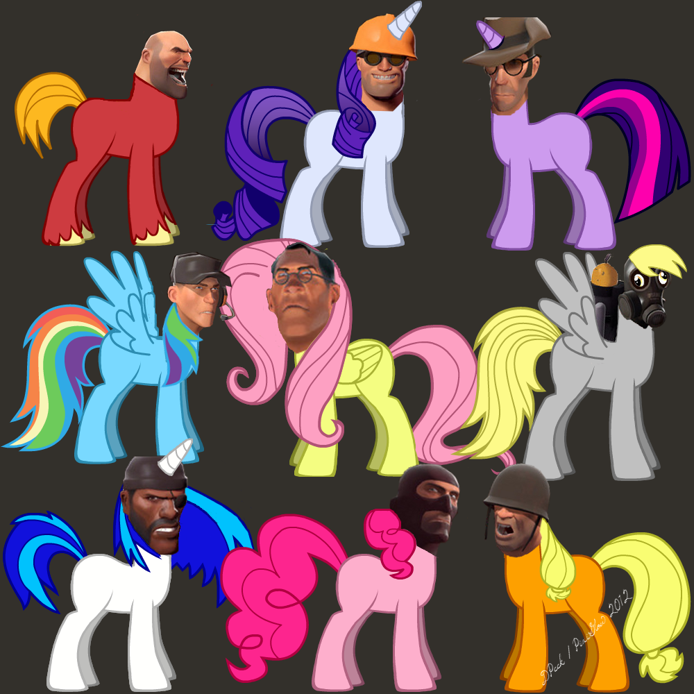 Meet the TF2 Pony Team!