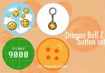 Dragon Ball Z Buttons