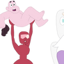 Crystal Gems and Greg Base