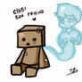 Chibi cardboard friend