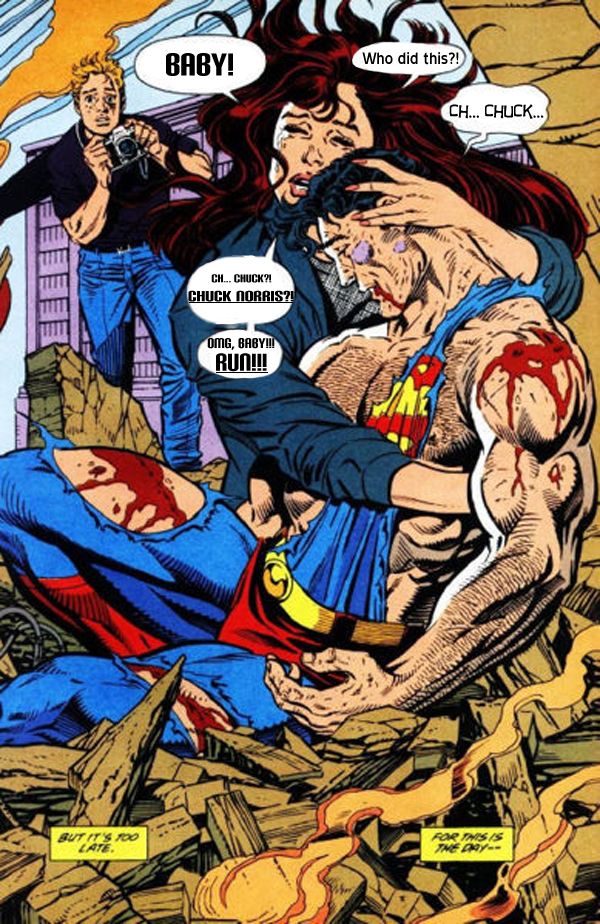 Superman vs. Chuck Norris