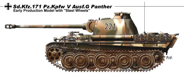 Sd Kfz 171 Pz Kpfw V Ausf G