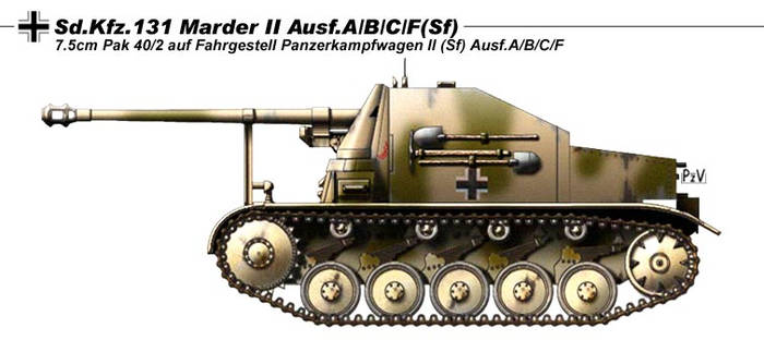 Sd Kfz 131 Marder II Ausf A