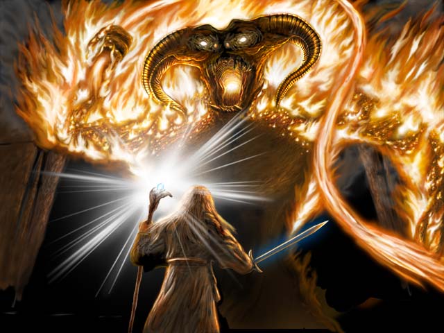 Gandalf vs the Balrog