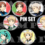 APH+Vocaloid- Pin Set