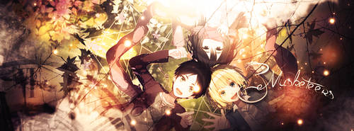 Eren Armin and Mikasa