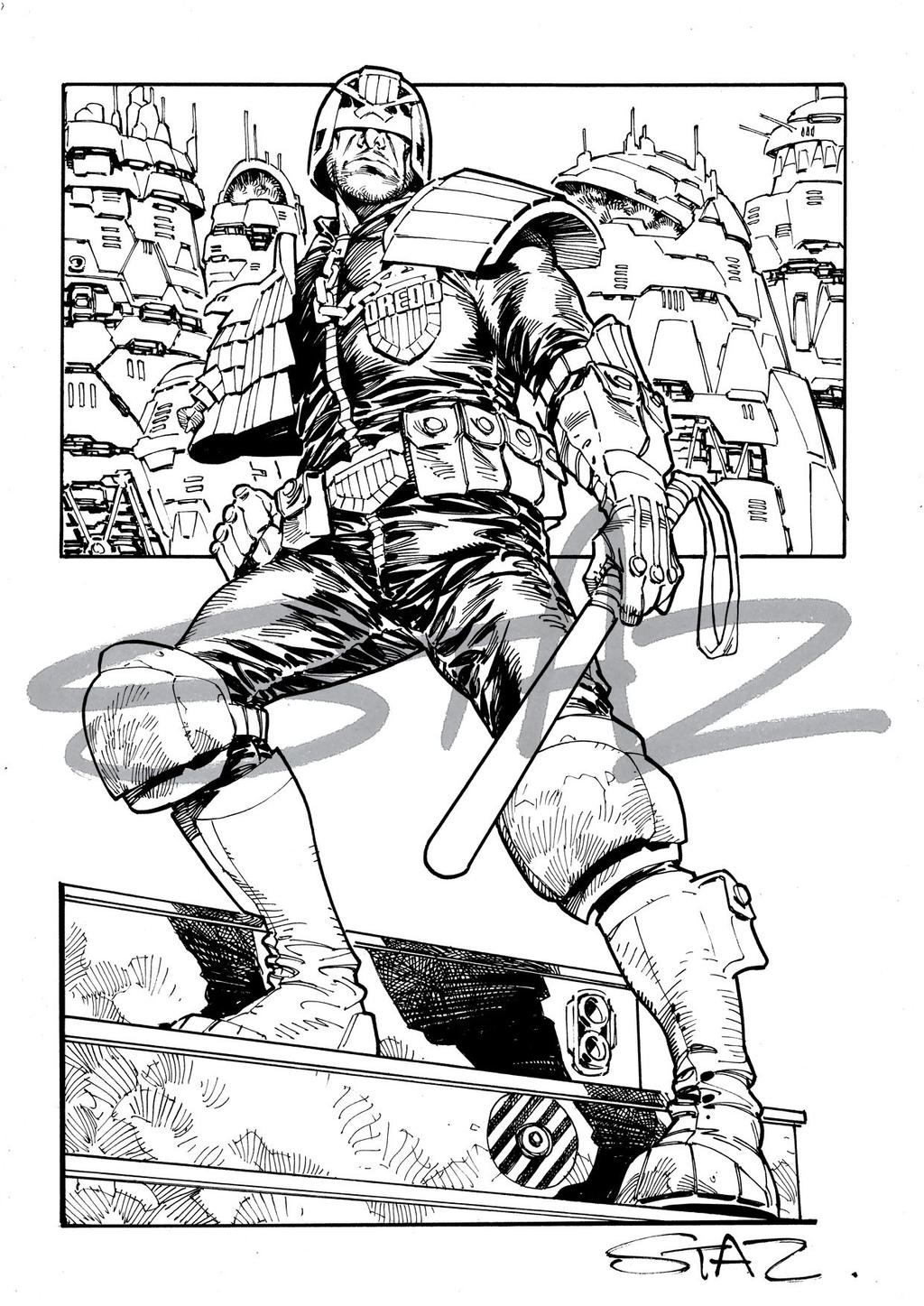 Judge Dredd By StazJohnson On DeviantArt