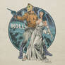 Rocketeer and Betty, colour