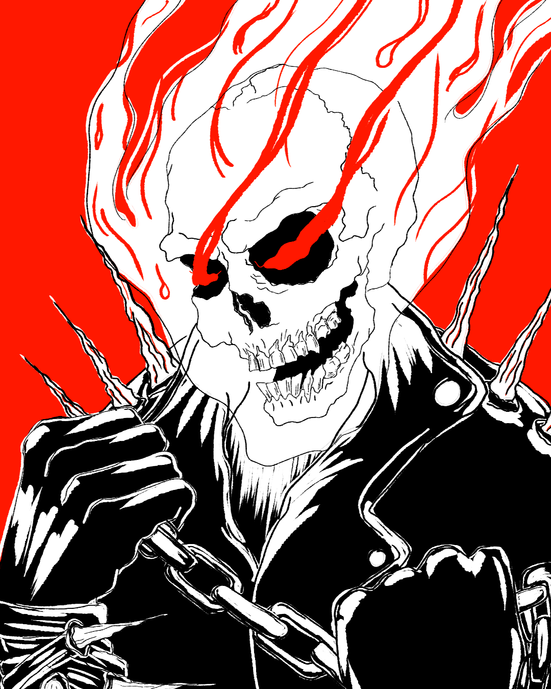 Fat Ghost Rider Ghost Rider Fan art by LeonSuarez on DeviantArt