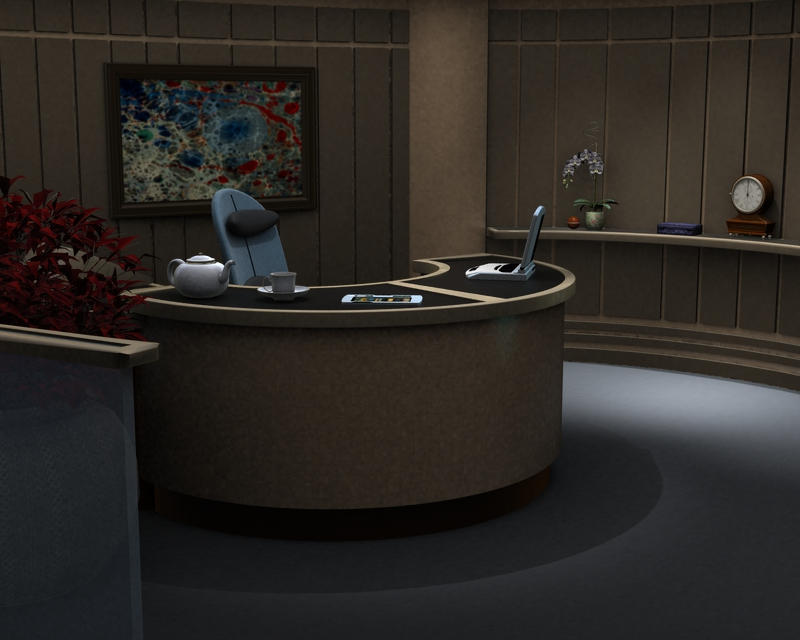 Captain's Ready Room by timberoo on DeviantArt