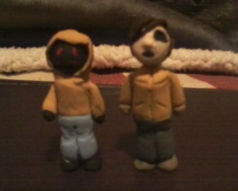 Masky and Hoodie Figurines