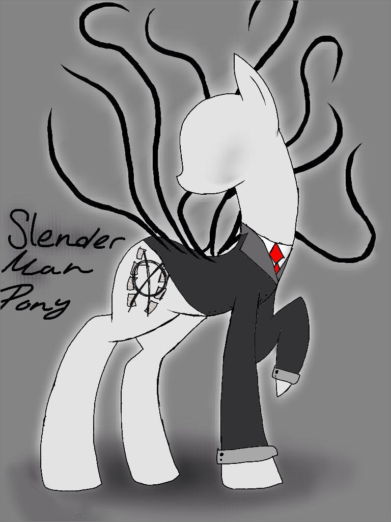 Slender Ponies Slender pony by kittykat398 on DeviantArt