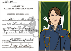 1st Lieutenant Athena Heinkel Miltiary ID