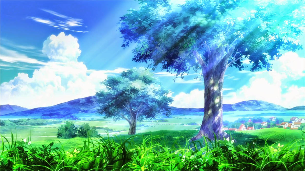 Download 46+ Background Pemandangan Anime Gratis