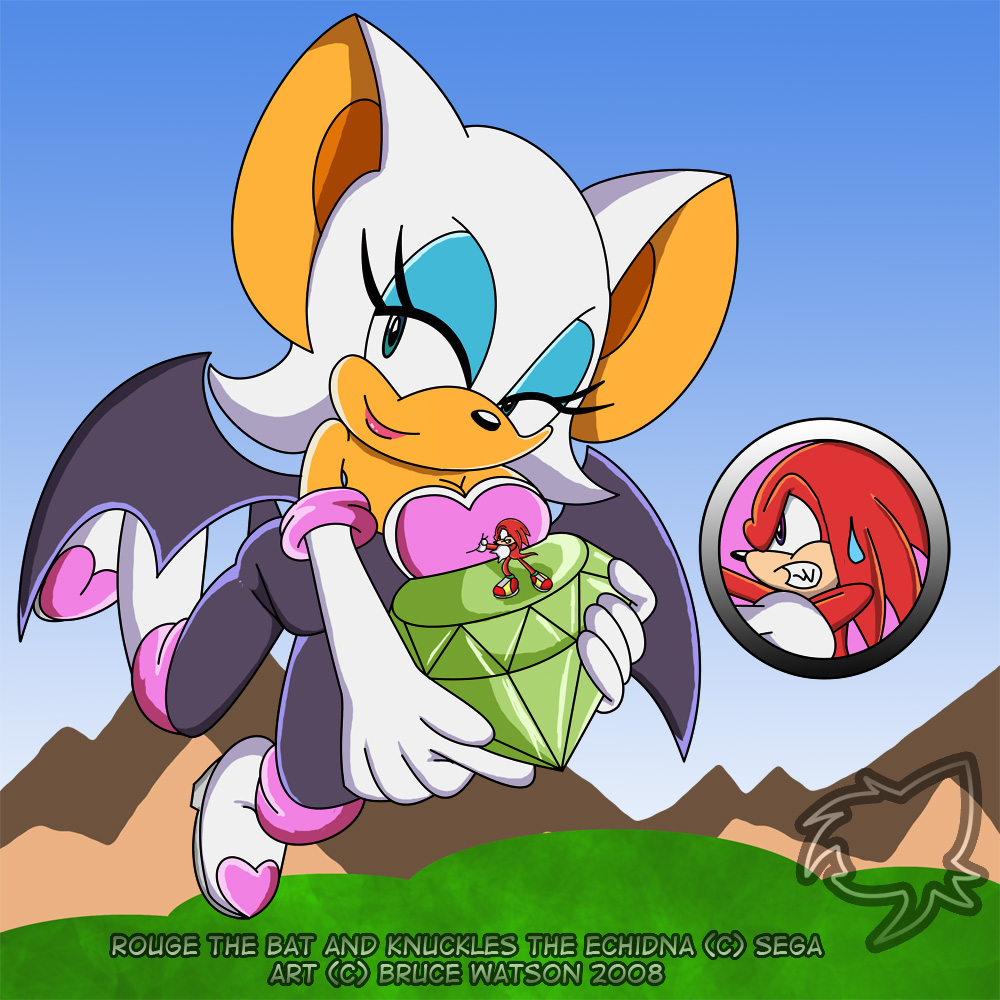 COMMISSION: Knuckles Big Worry