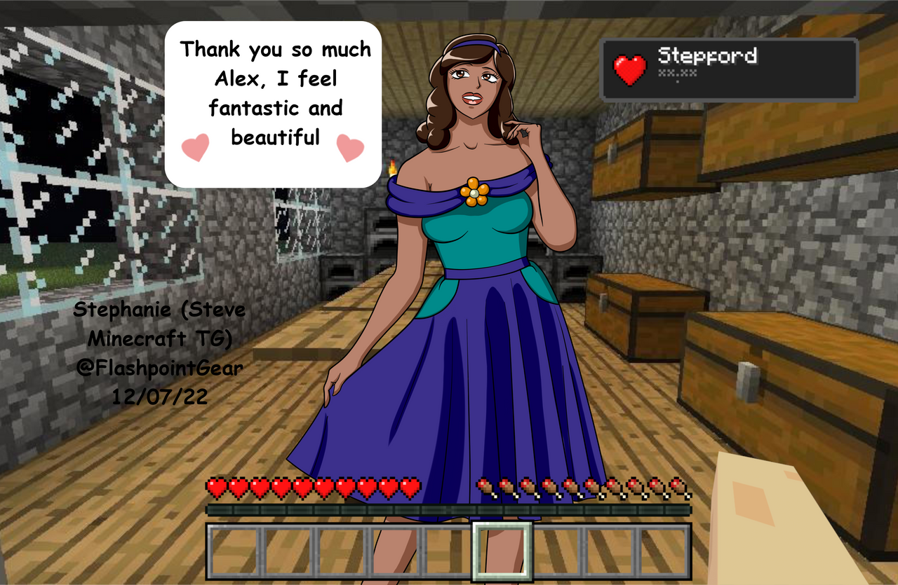 Stephanie Mod Minecraft Stephanie (Steve TG Stepford) by FlashpointGear on DeviantArt