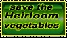 save the heirloom veggies