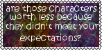 character expectations