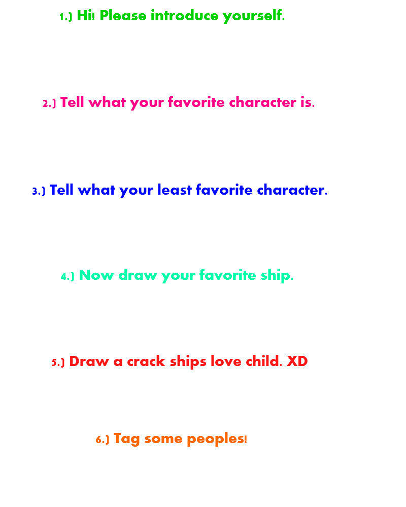 Random Character Meme by Snowleopard2801 on DeviantArt