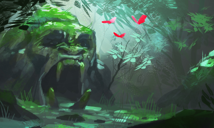 Spitpaint gorilla cave