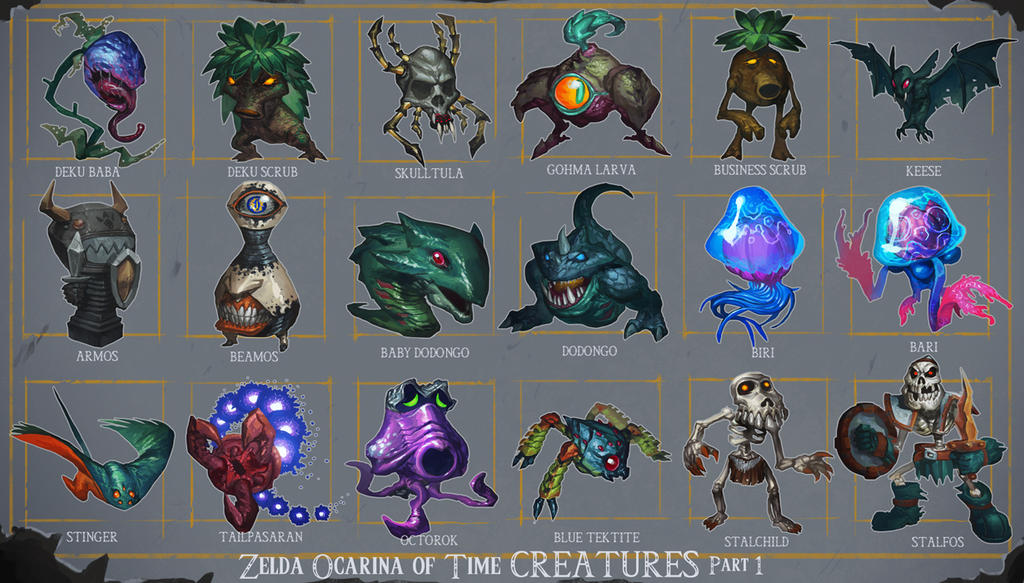 Zelda OoT Creatures 1