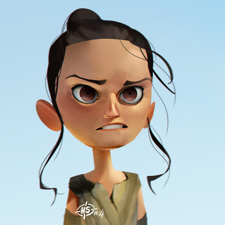 Headshot #4 Rey by MaxGrecke on DeviantArt