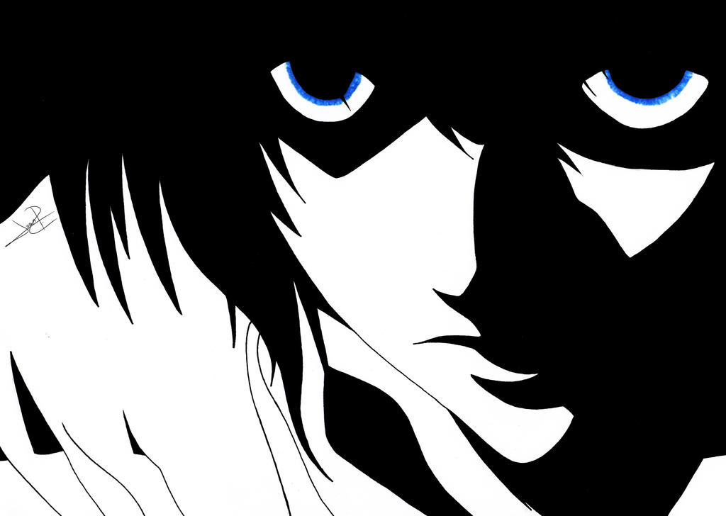 Deviantart La Note L Death Note by joanponsart on DeviantArt