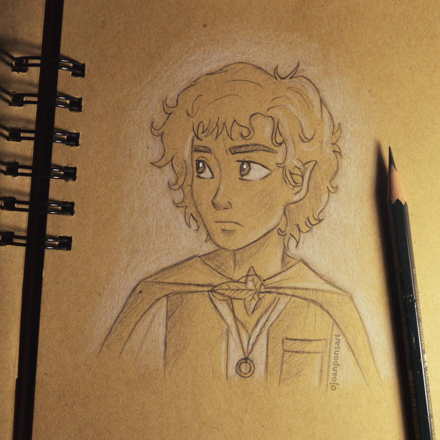 Frodo Deviantart Draw Frodo by joanponsart on DeviantArt