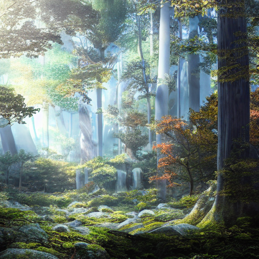 Elven forest by zoruagalaxy on DeviantArt
