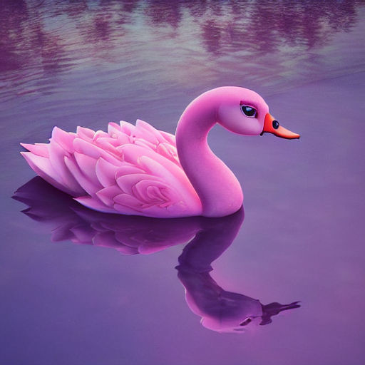 Rose Petal Swan by zoruagalaxy on DeviantArt