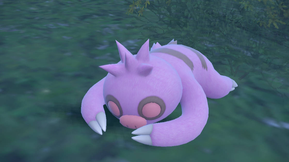 Shiny Slakoth by zoruagalaxy on DeviantArt