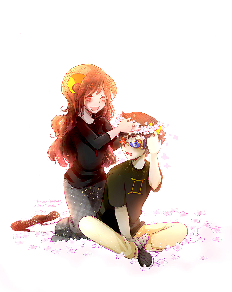 Flower crown - Aradia x Sollux homestuck