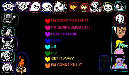 How i feel about the undertale Characters