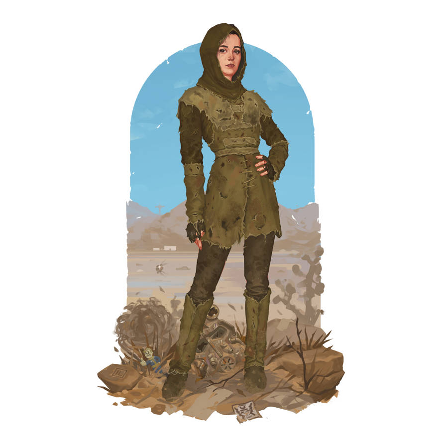 Veronica from Fallout: New Vegas (default) by IgorLevchuk on DeviantArt