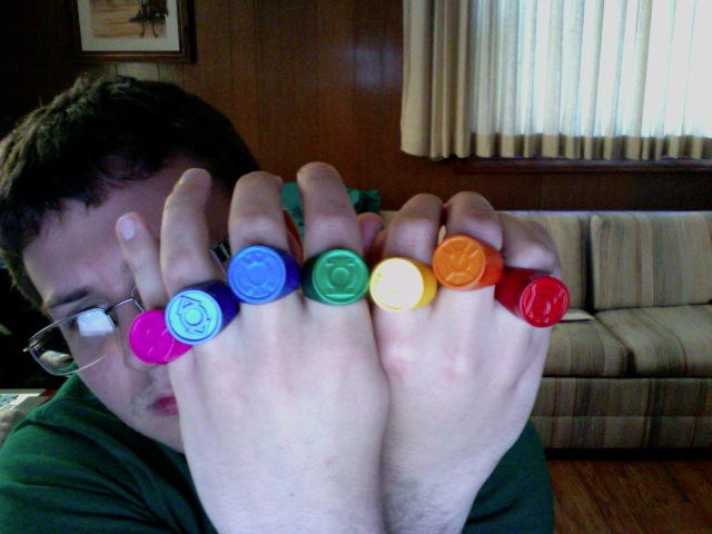 Lantern Corps Rings