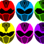 Atlantis Power Rangers Helmets version 2