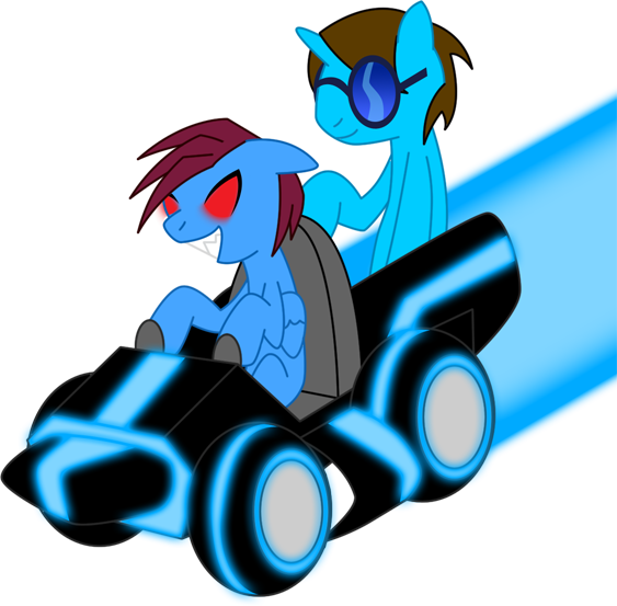 Mlp Tron Deviantart TRON MLP Kart by Xelku9 on DeviantArt
