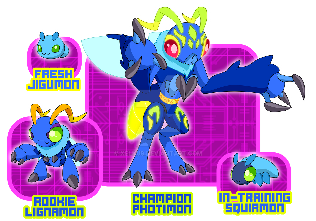 Digimon OC: Lignamon Line Stage 6 by Xelku9 on DeviantArt