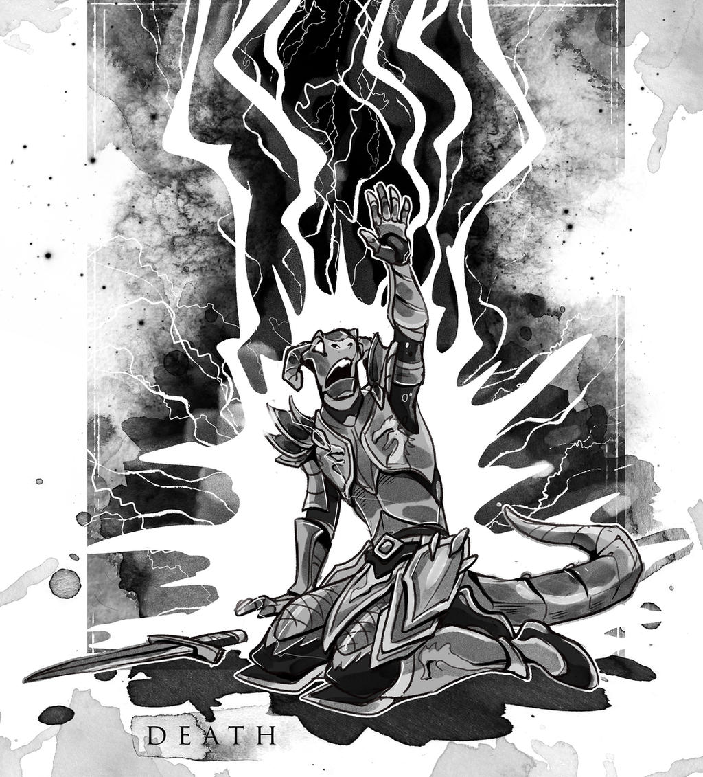 Death Ink Deviantart Inktober - Death by Green-Nightingale on DeviantArt