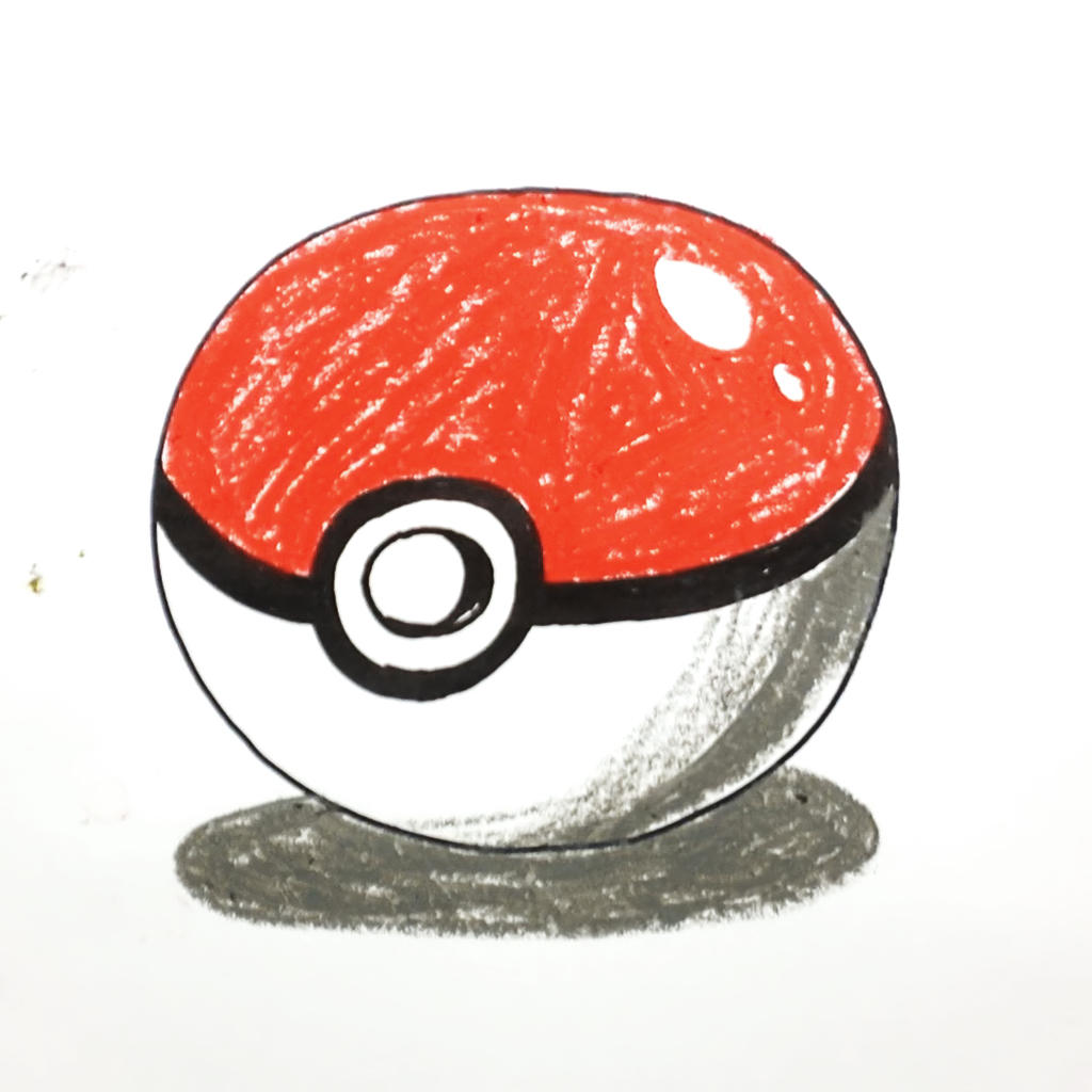 How to draw a Pokeball? Step by Step by allforkidschannel on DeviantArt