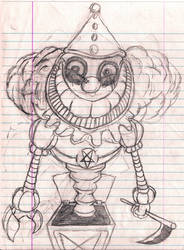 Bo-Bo the satanic clown