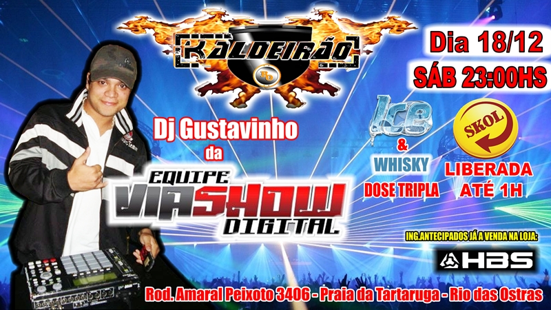 Dj Gustavinho Via Show Digital