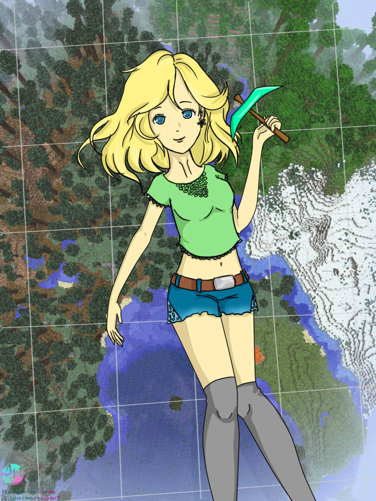 Minecraft Girl by MyMargoshartWorld on DeviantArt